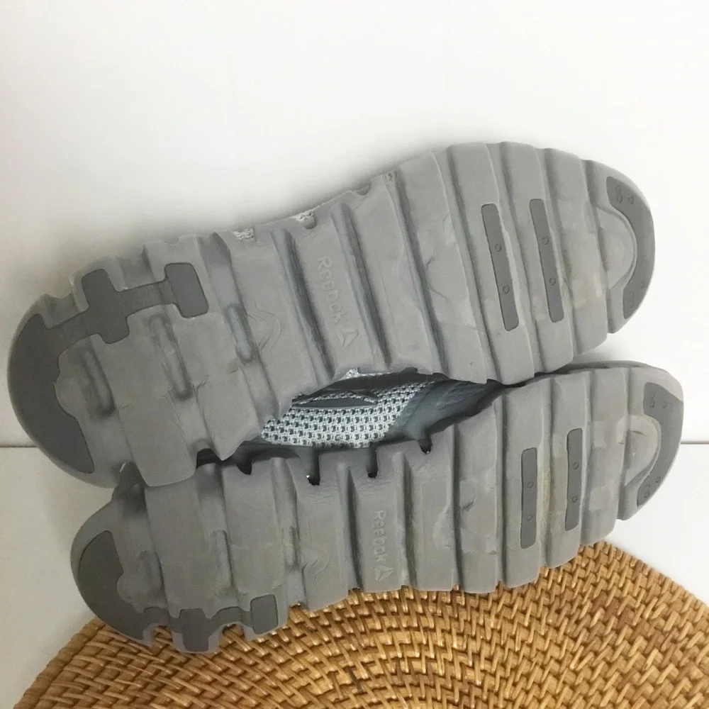 Reebok Zig Tech Gray Running Shoes Size 9.5 Mens - Picture 8 of 8